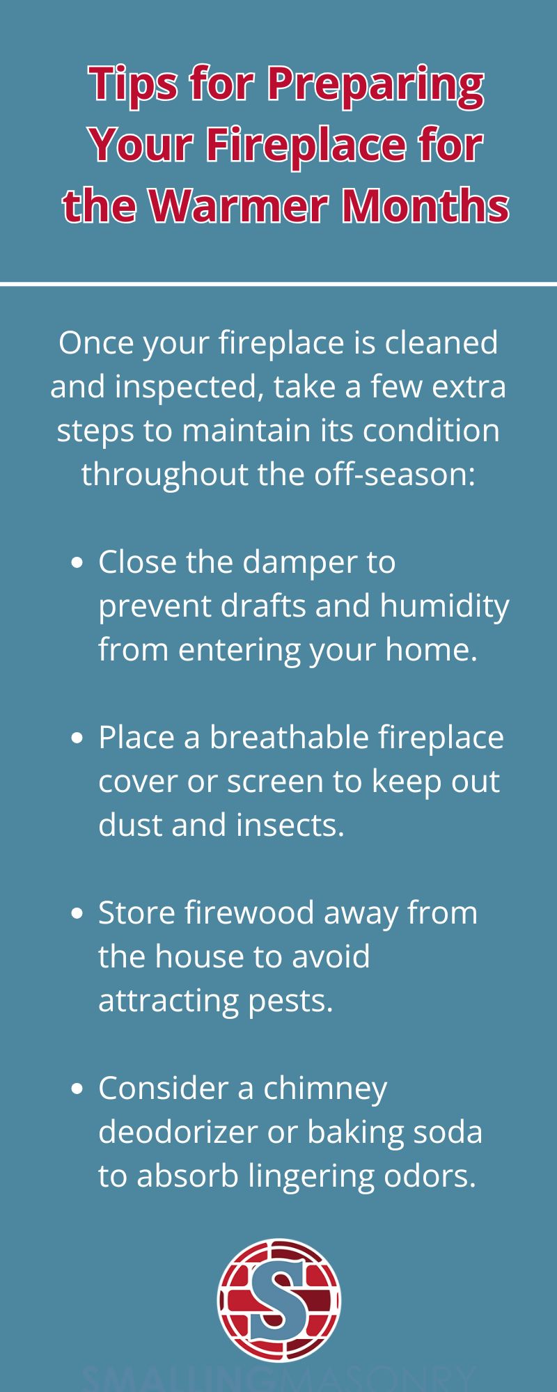 original infographic detailing tips for chimney preparation for warmer weather original infographic detailing tips for chimney preparation for warmer weather